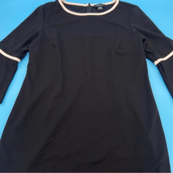 Liz Claiborne Chic Black Dress with White Accents Size 18 - Picture 3 of 9